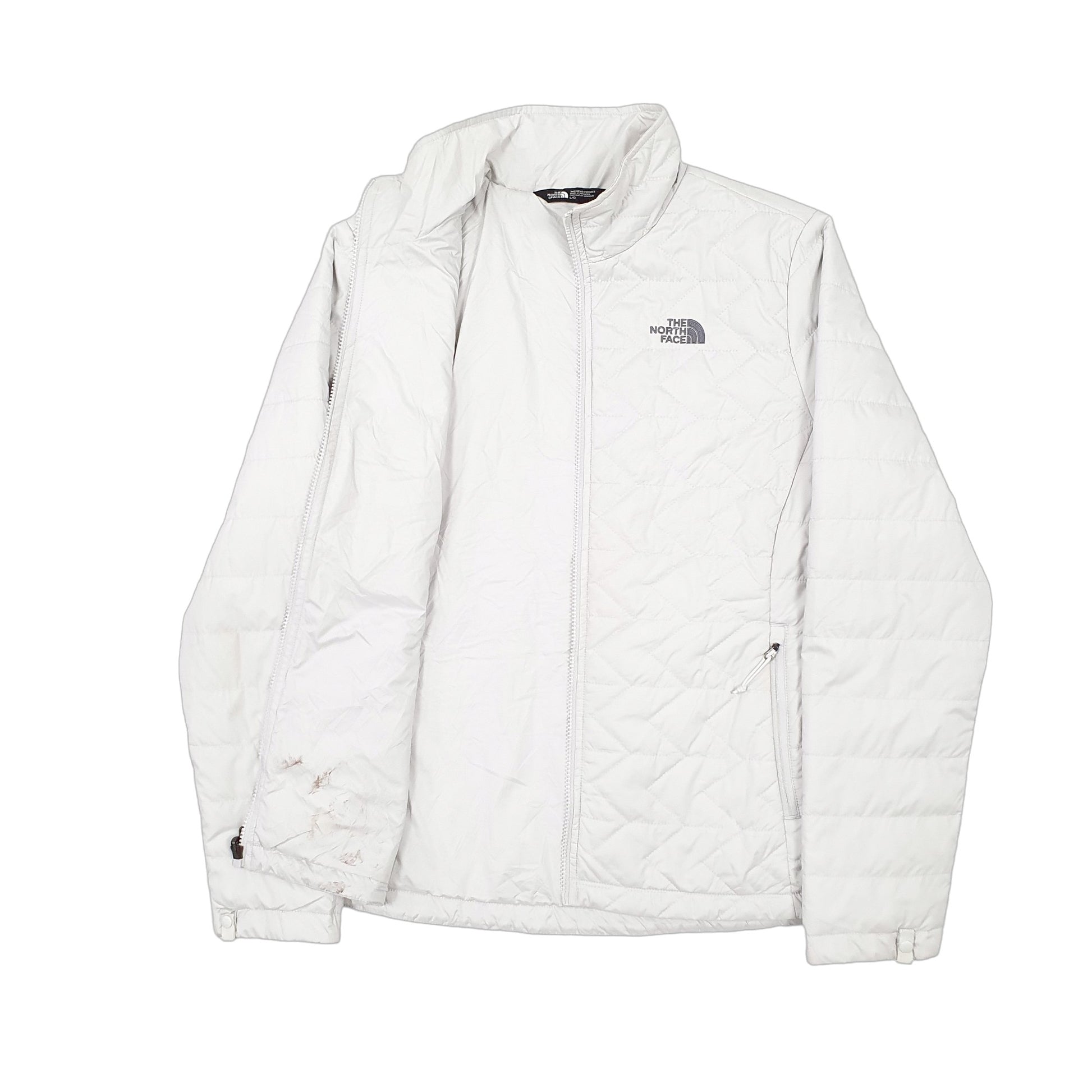 Womens Grey The North Face Lightweight Puffer Jacket Coat