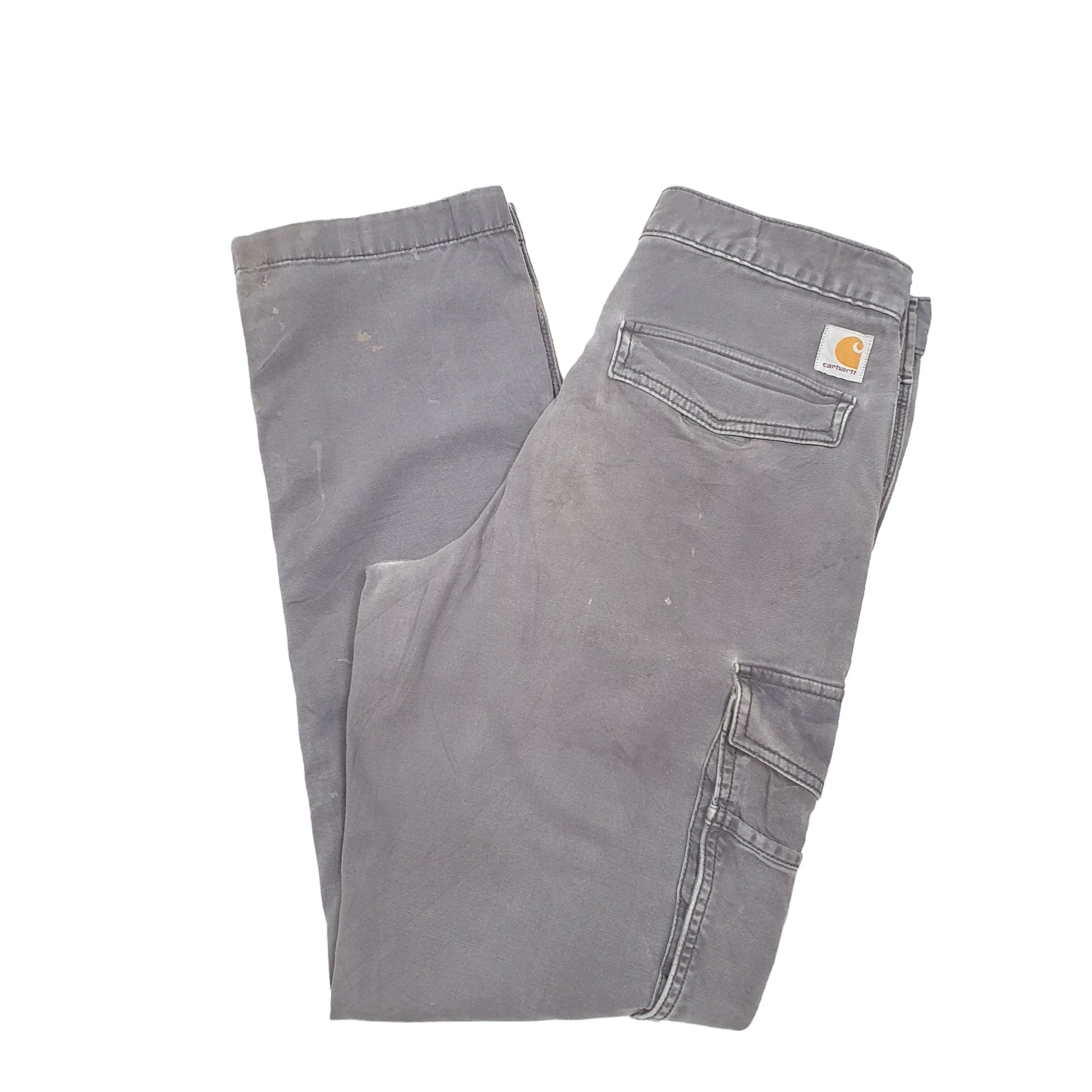 Mens Grey Carhartt  Cargo Trousers