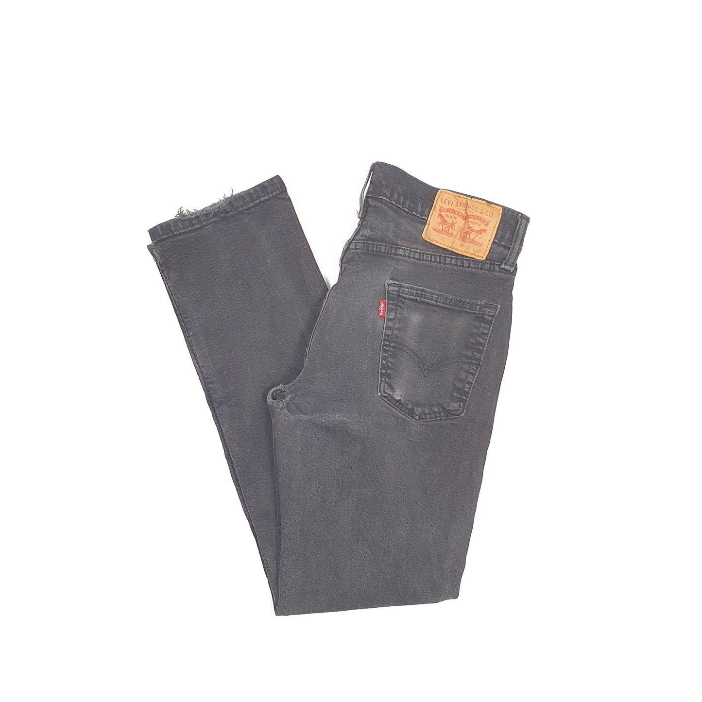 Levis 510 Skinny Fit Repair Needed Jeans W30 L28 Black