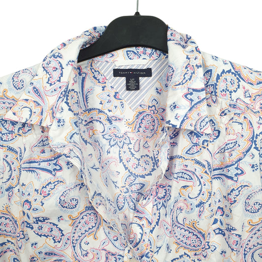 Mens Blue Tommy Hilfiger  Short Sleeve Shirt