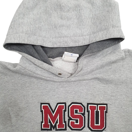 Mens Grey Champion MSU Missisippi USA College Hoodie Jumper