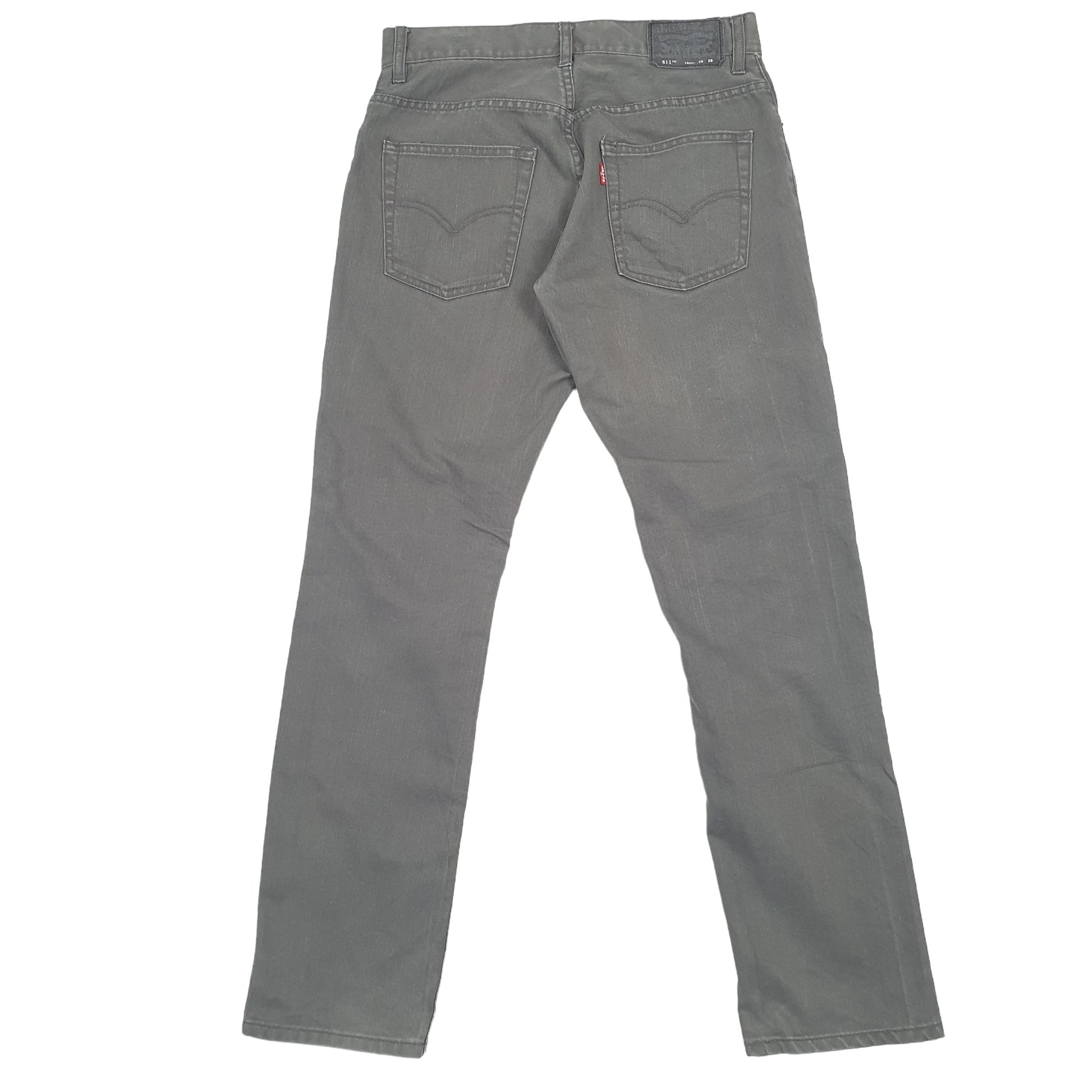 Levis 511 Slim Fit Jeans W28 L29 Grey