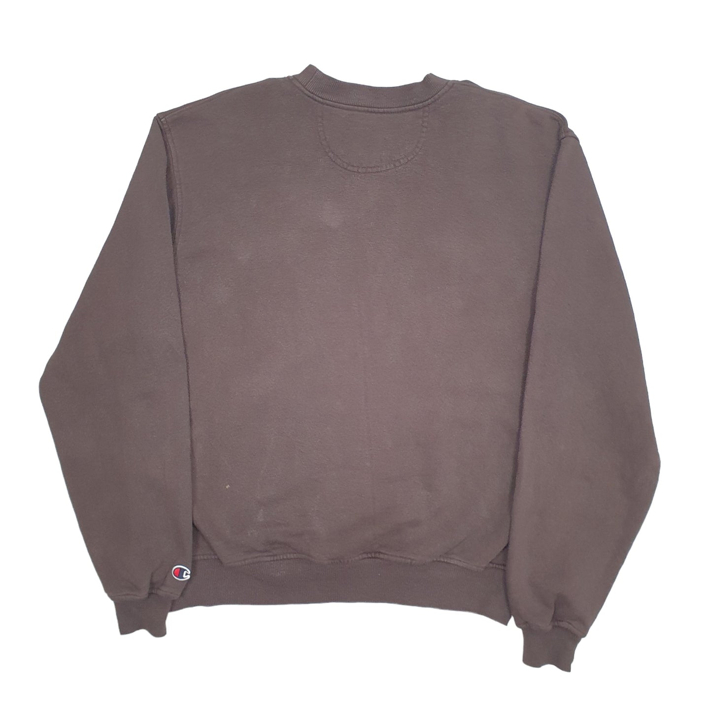 Mens Brown Champion  Crewneck Jumper