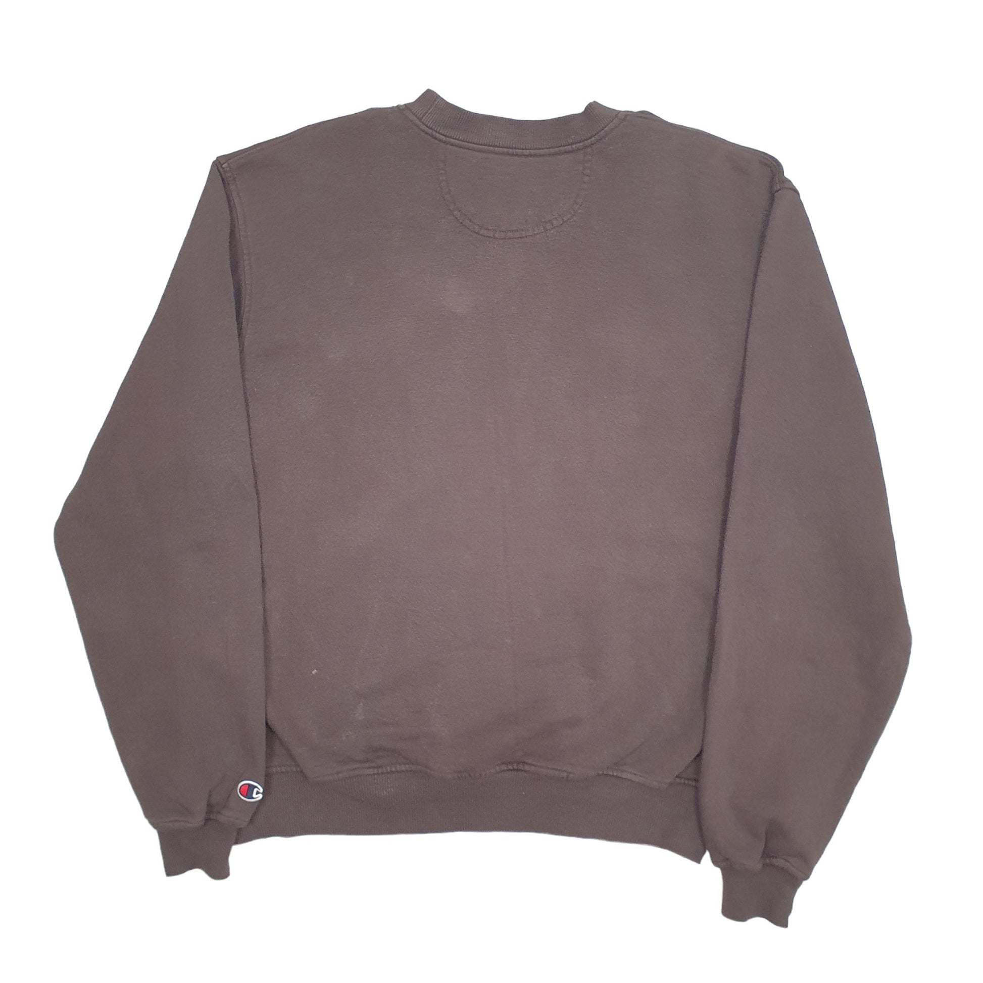 Mens Brown Champion  Crewneck Jumper