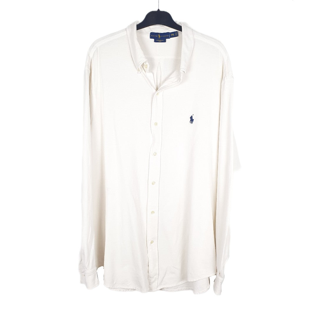 White Polo Ralph Lauren Long Sleeve Shirt