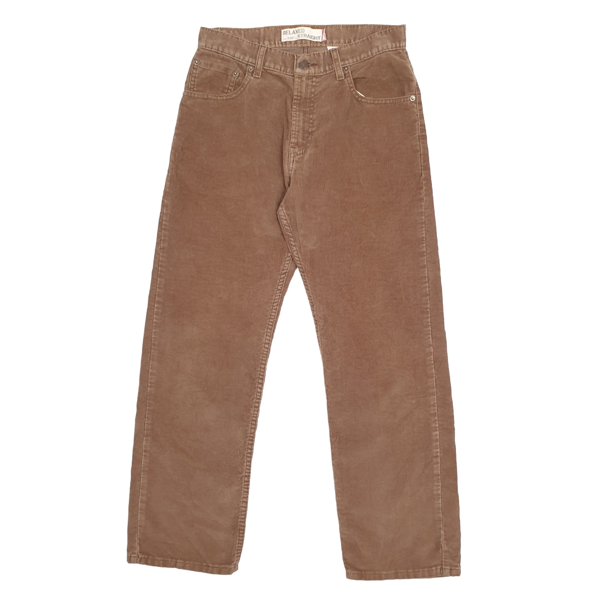 Mens Brown Levis Levis 559 Corduroy Trousers