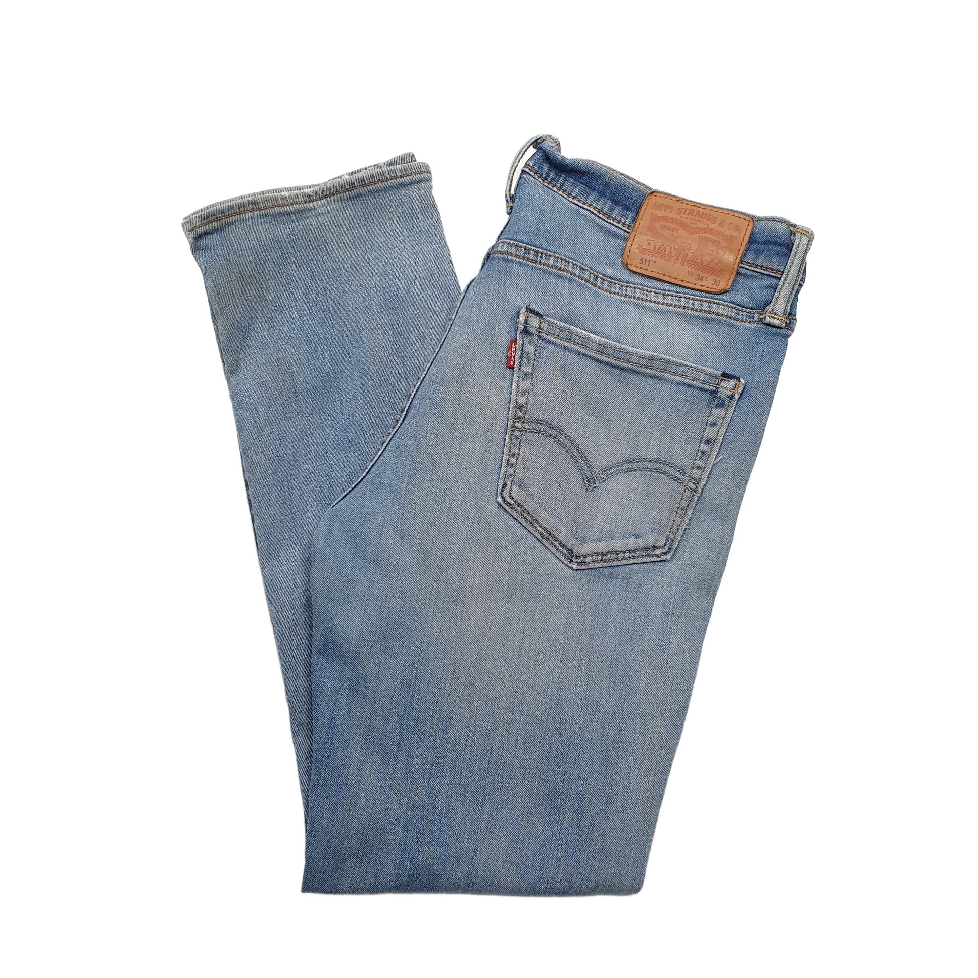 Levis 511 Slim Fit Jeans W34 L30 Blue