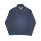 Navy Tommy Hilfiger Quarter Zip Jumper