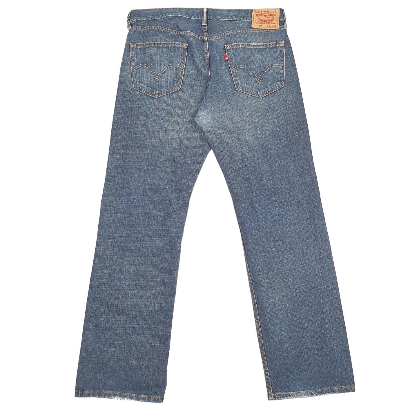 Levis 559 Relaxed Fit Jeans W36 L32 Blue