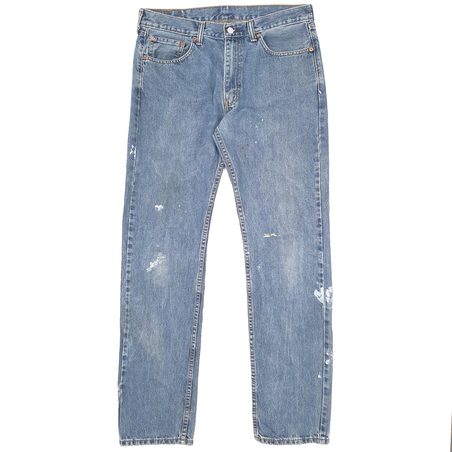 Levis 505 Regular Fit Jeans W33 L34 Blue