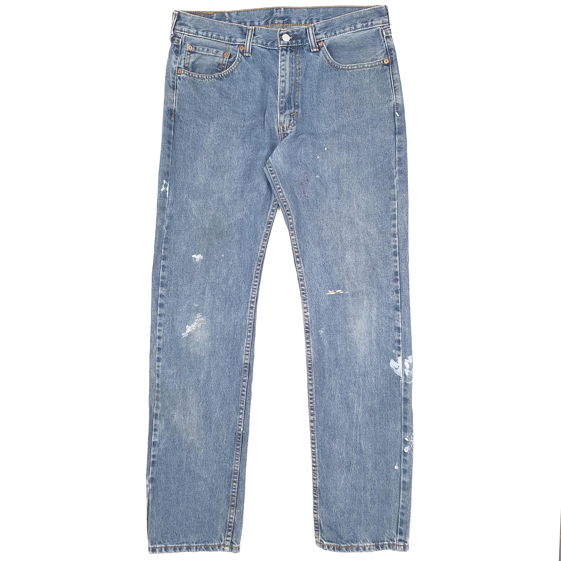 Levis 505 Regular Fit Jeans W33 L34 Blue