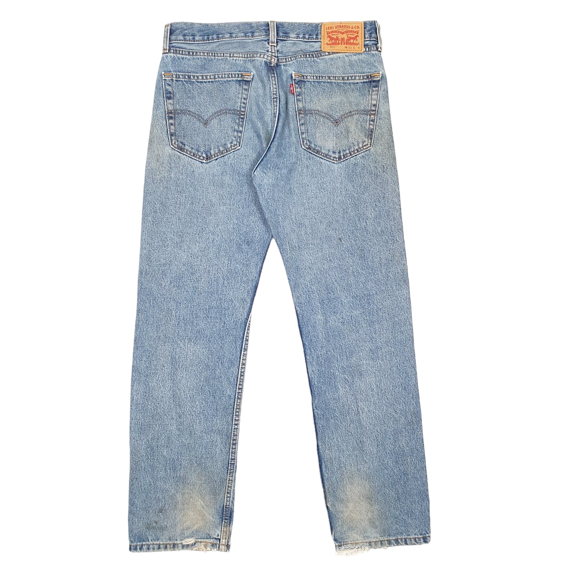 Mens Blue Levis  505 JeansW32 L30