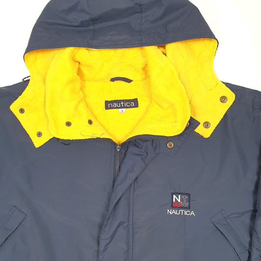 Mens Navy Nautica  Rain Coat Coat