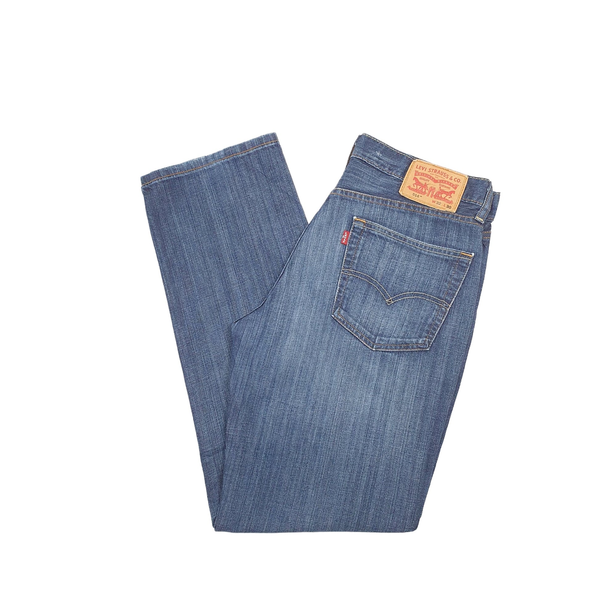 Levis 514 Straight Fit Jeans W32 L30 Blue
