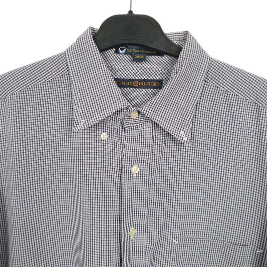 Tommy Hilfiger Long Sleeve Regular Fit Check Shirt Blue