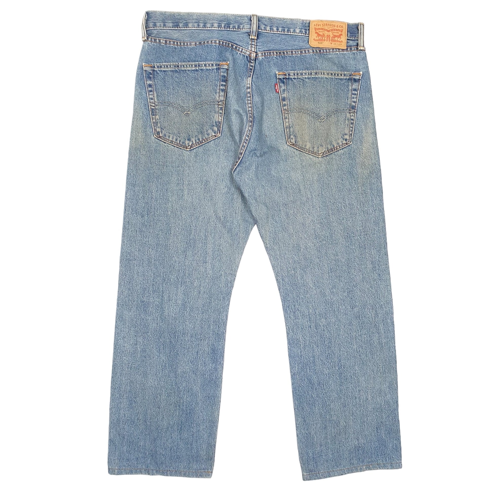 Mens Blue Levis  505 JeansW36 L29