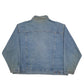 Mens Blue Denim Express Trucker Denim Jacket Coat