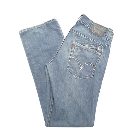 Levis 514 Straight Fit Jeans W34 L34 Blue