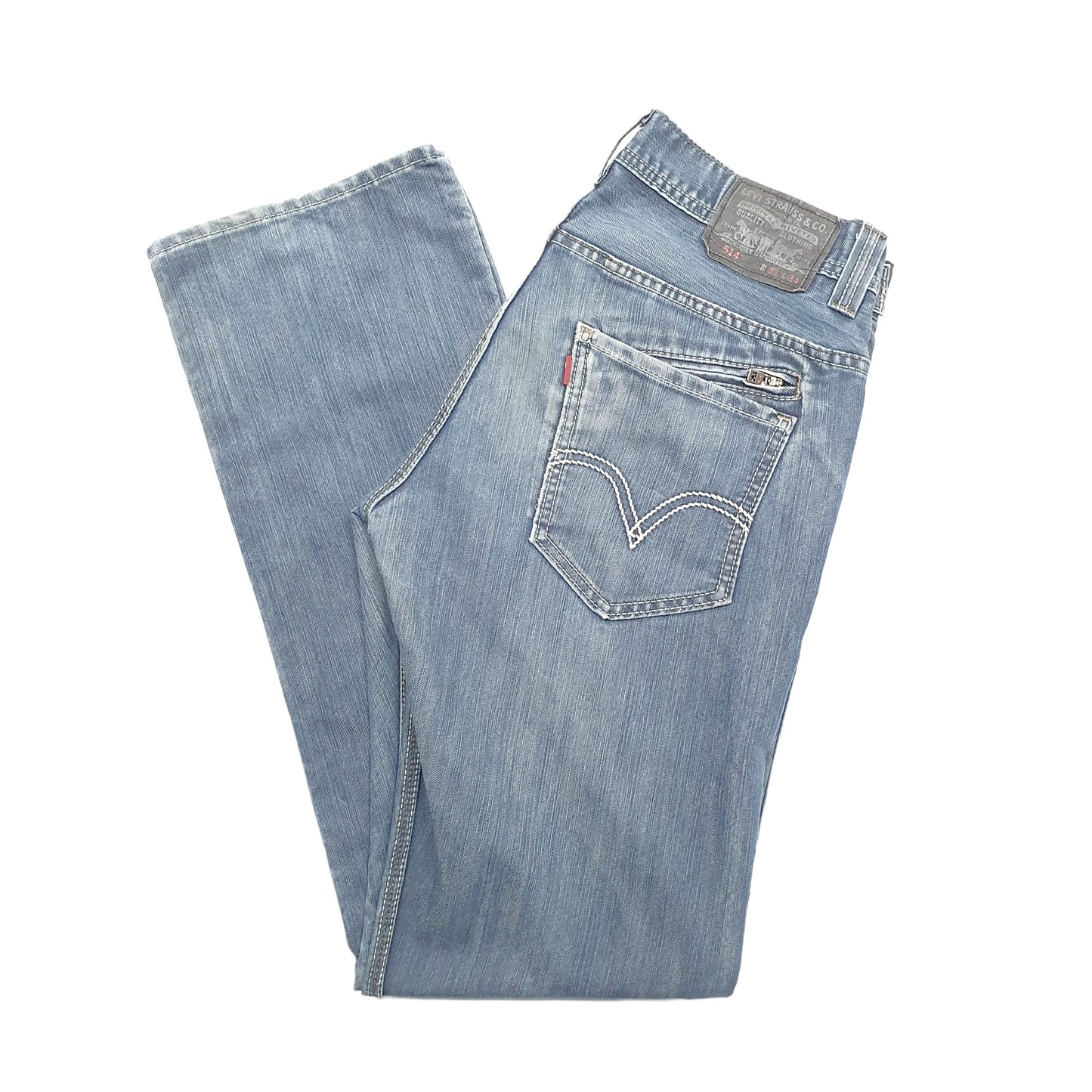 Levis 514 Straight Fit Jeans W34 L34 Blue