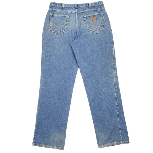 Carhartt Casual Straight Fit Relaxed Jeans W36 L34 Blue