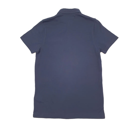 Mens Navy Tommy Hilfiger Slim Fit Short Sleeve Polo Shirt