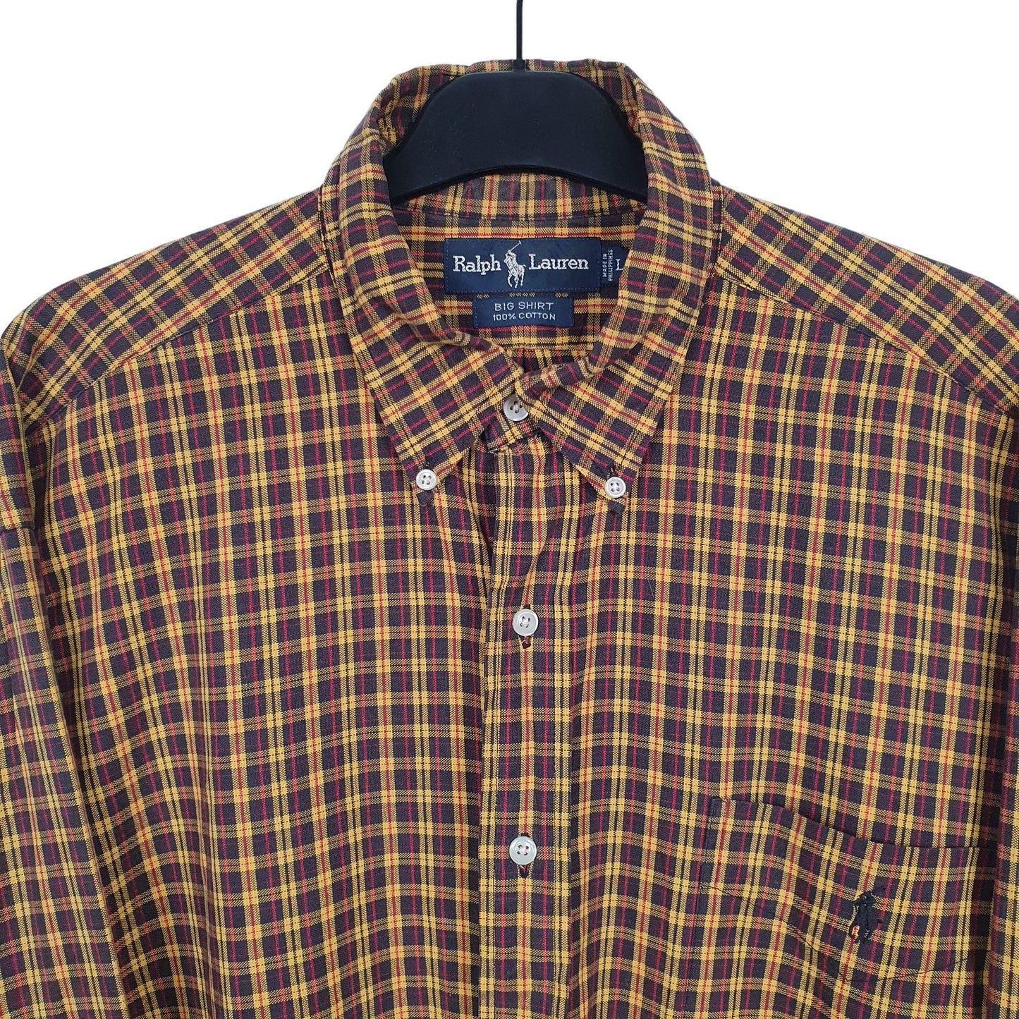 Mens Yellow Ralph Lauren  Long Sleeve Shirt