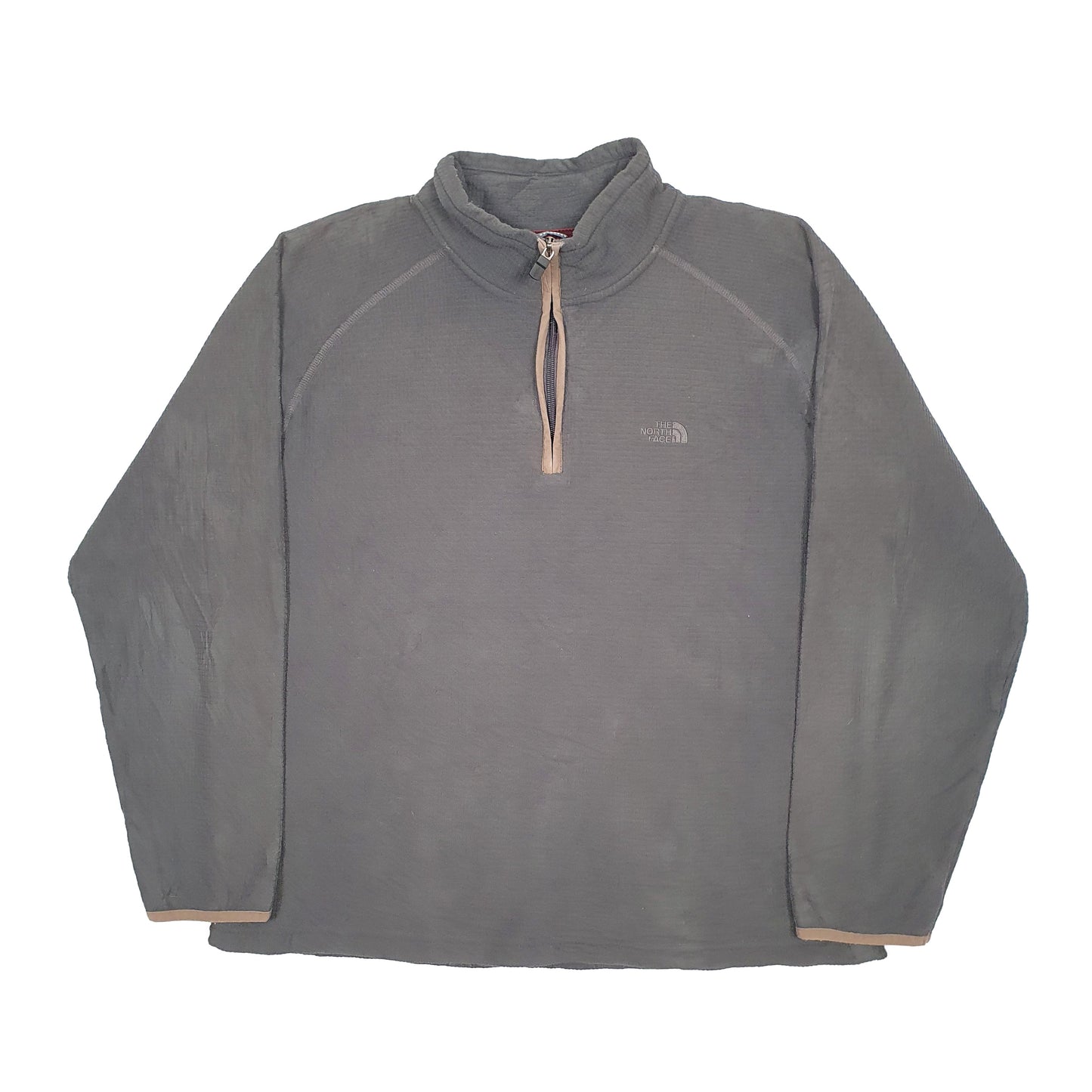 Mens Grey The North Face  Quarter Zip Jumper