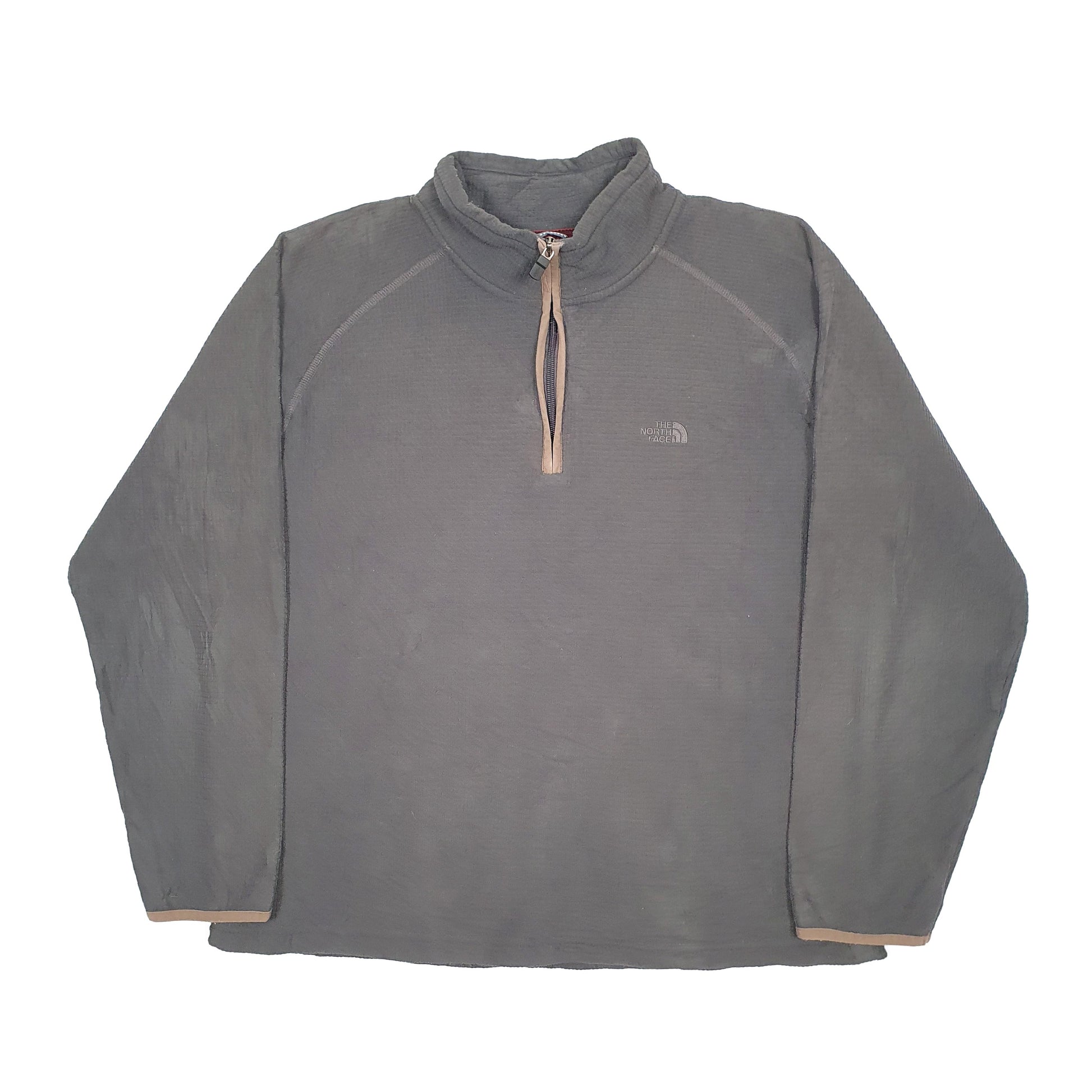 Mens Grey The North Face  Quarter Zip Jumper