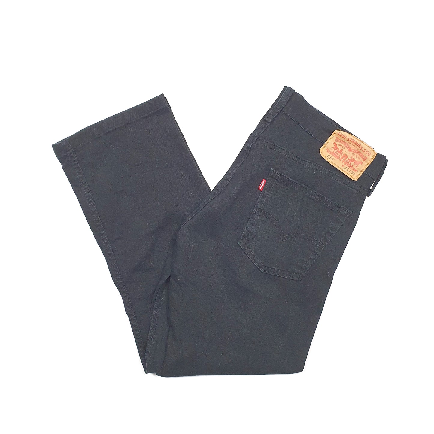 Levis 514 Straight Fit Jeans W34 L26 Black