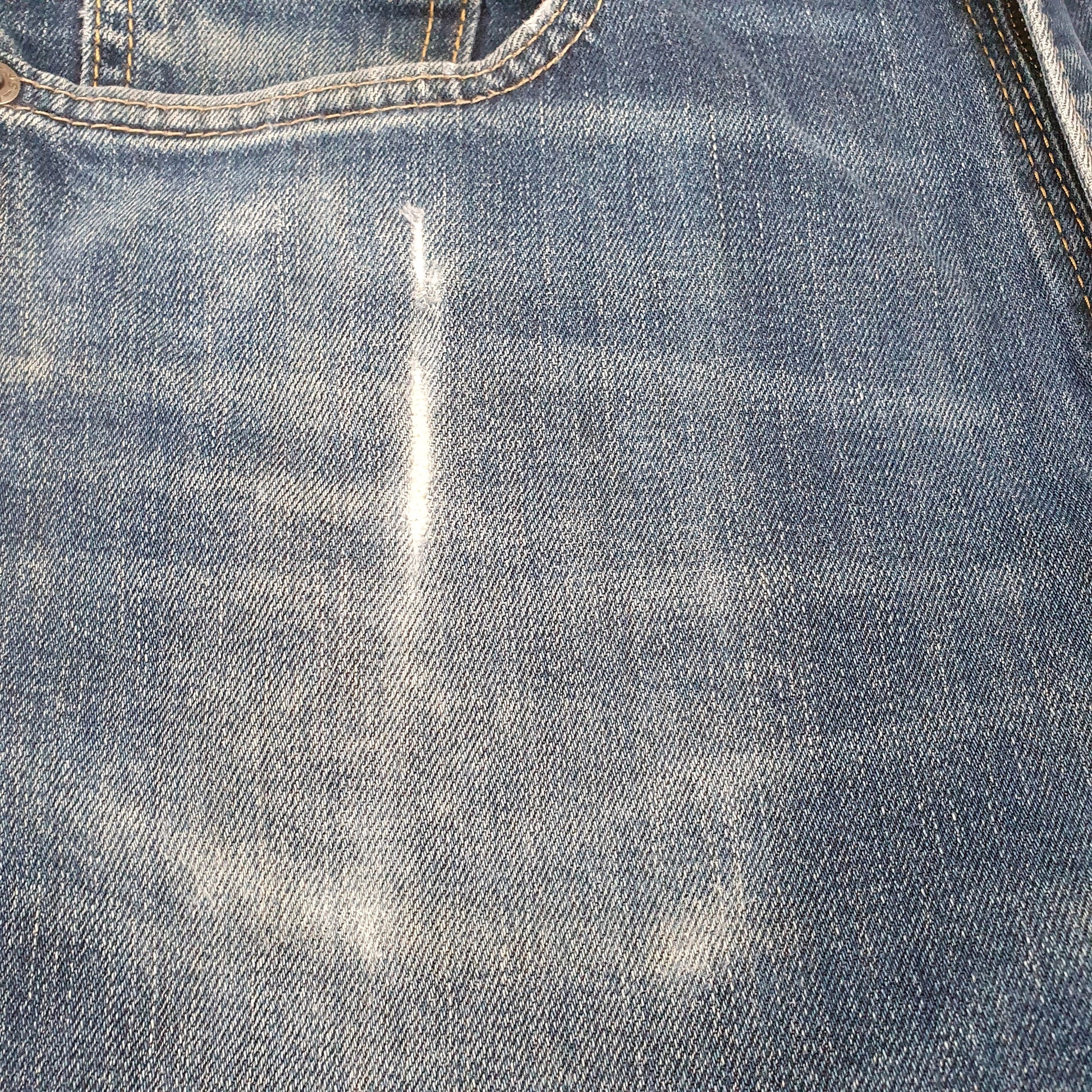 Levis 522 Slim Fit Tapered Jeans W32 L29 Blue