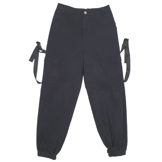 Mens Black Unbranded Combat Pants Cargo Trousers