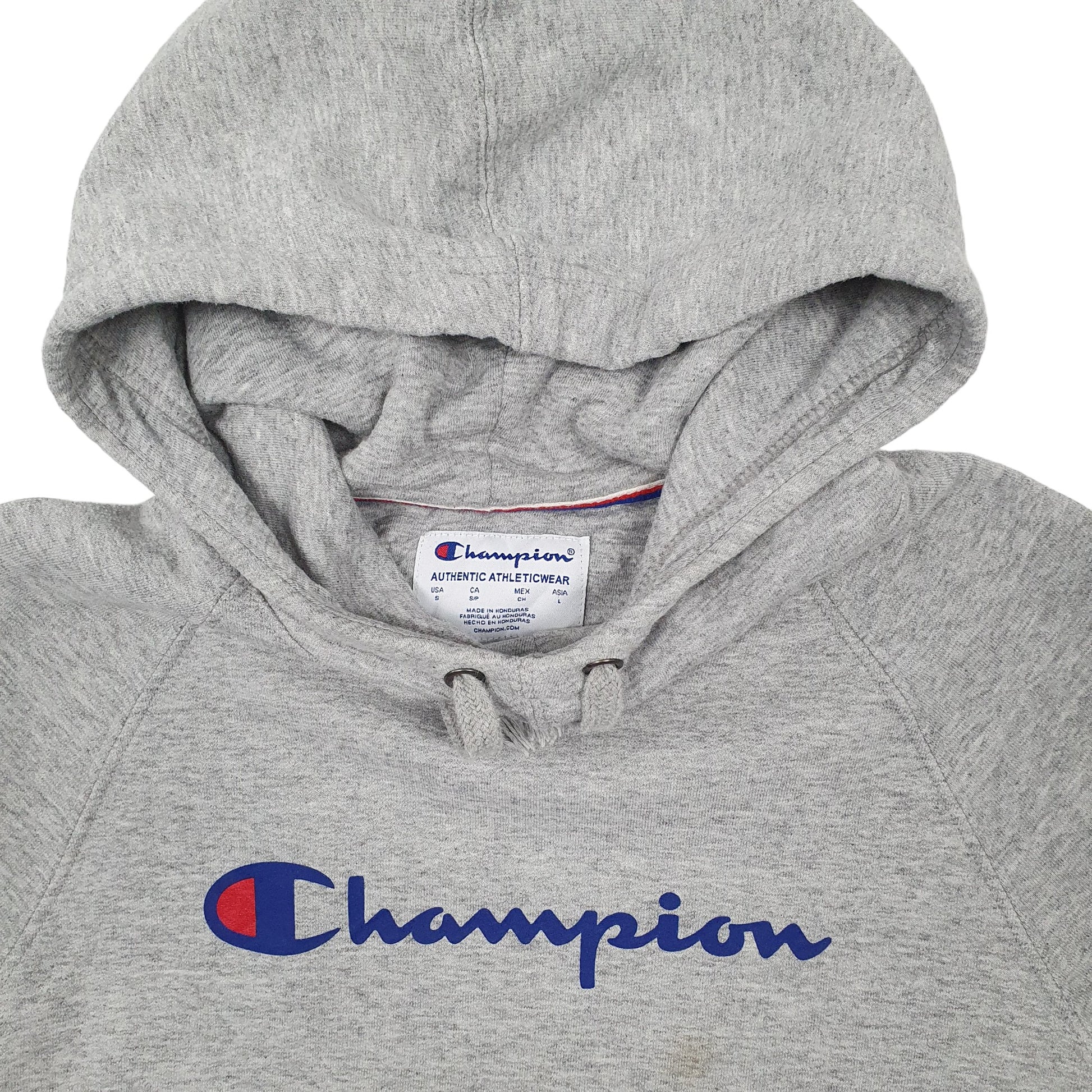 Womens Grey Champion  Hoodie Jumper