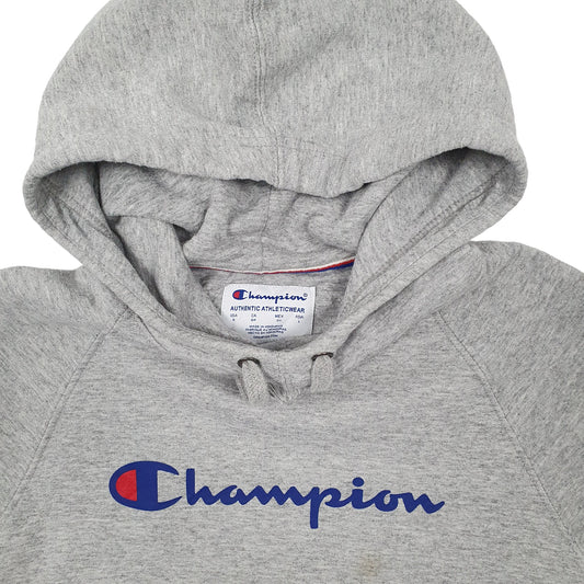 Womens Grey Champion  Hoodie Jumper