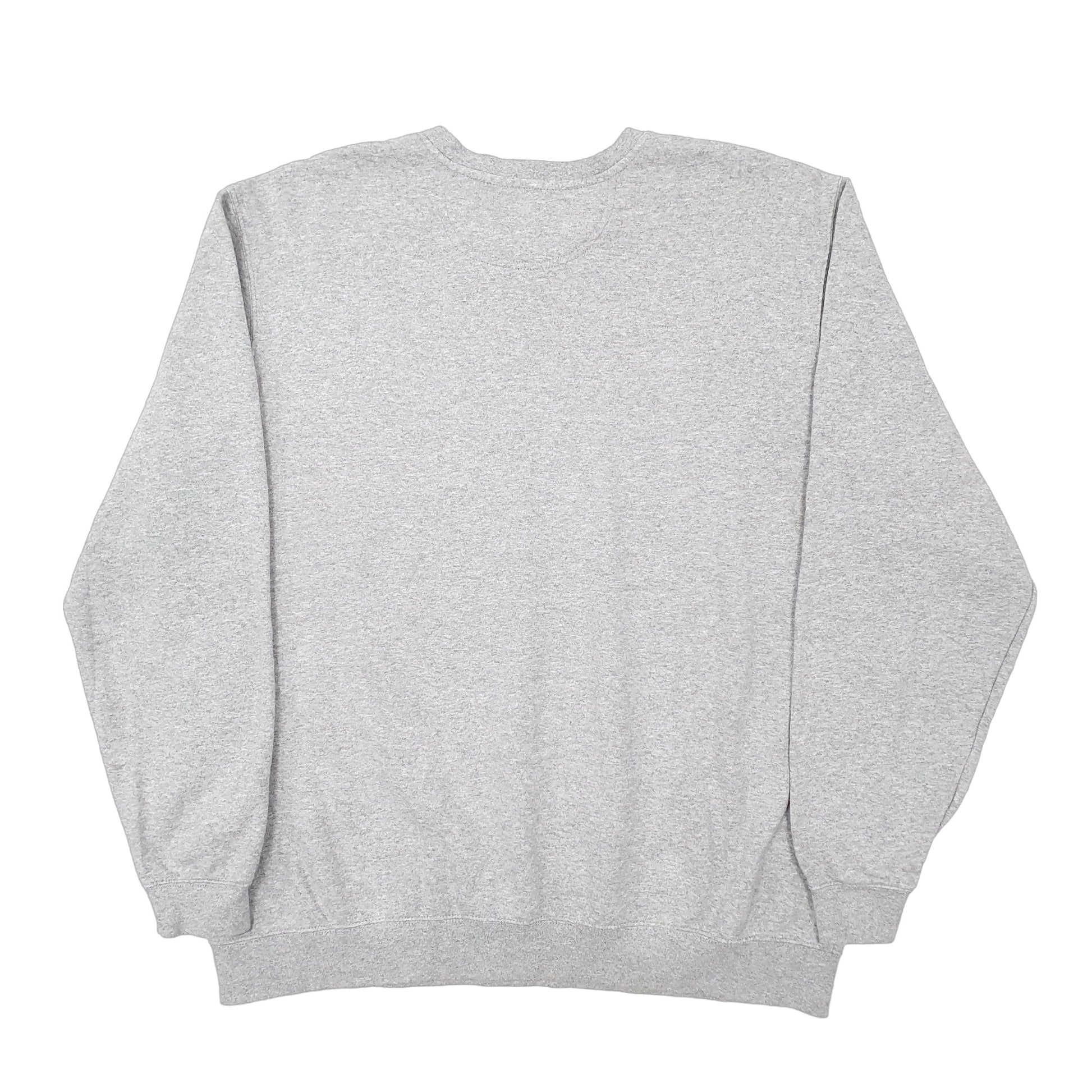 Mens Grey Carhartt Spellout Crewneck Jumper