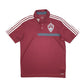 Adidas Colorado Rapids Climalite Short Sleeve Polyester Polo Shirt Burgundy