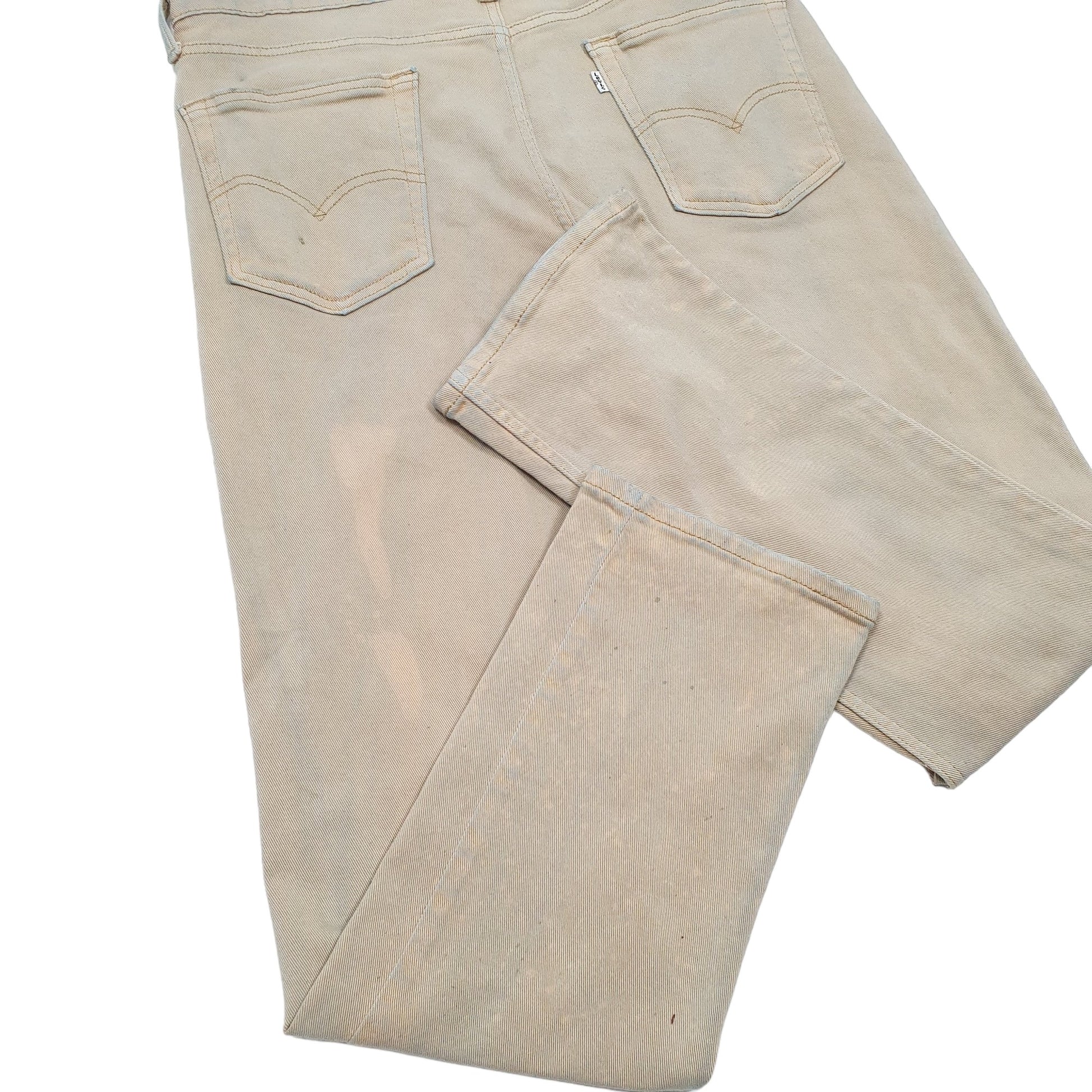 Mens Beige Levis Stretch 514 JeansW36 L32