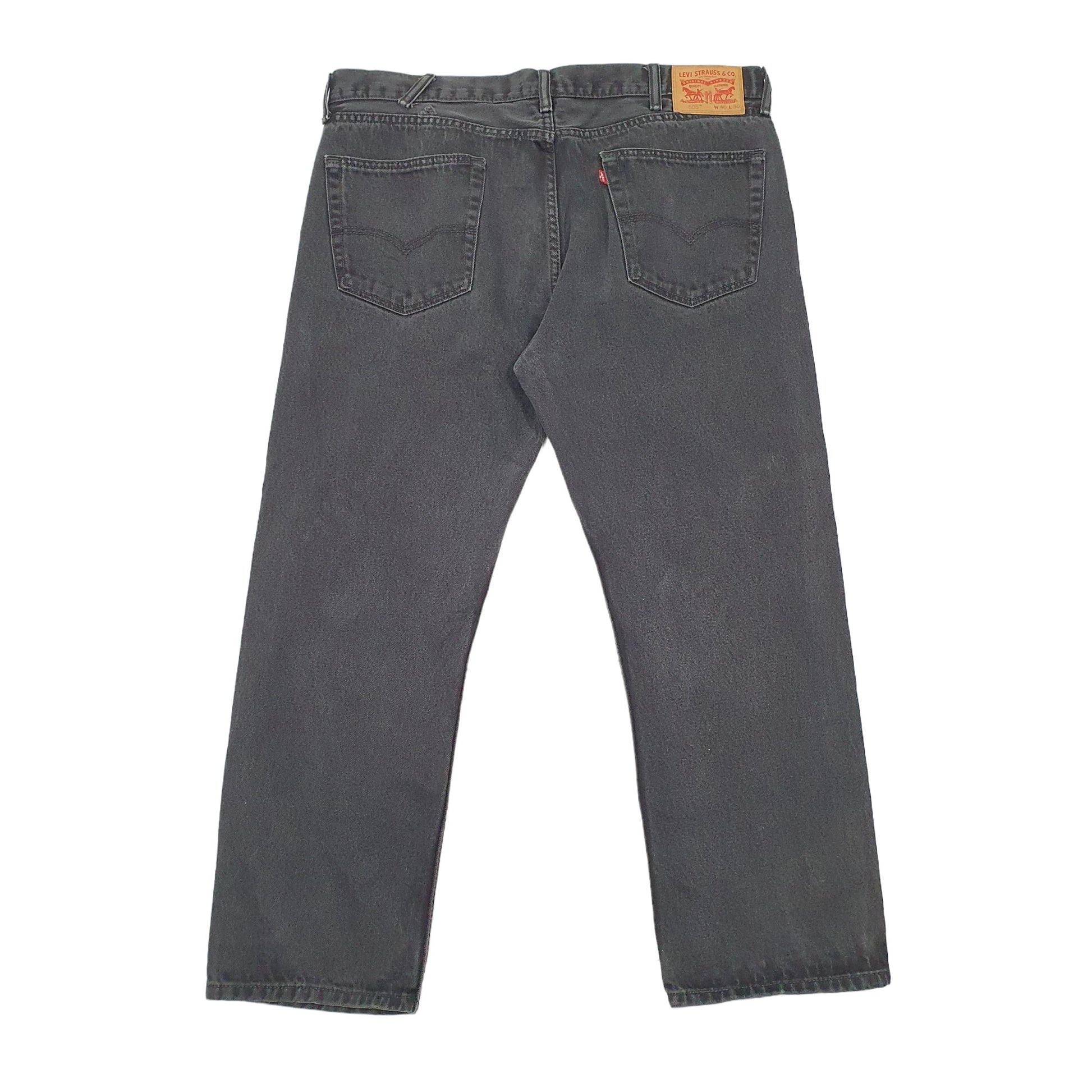 Levis 505 Regular Fit Jeans W40 L29 Black