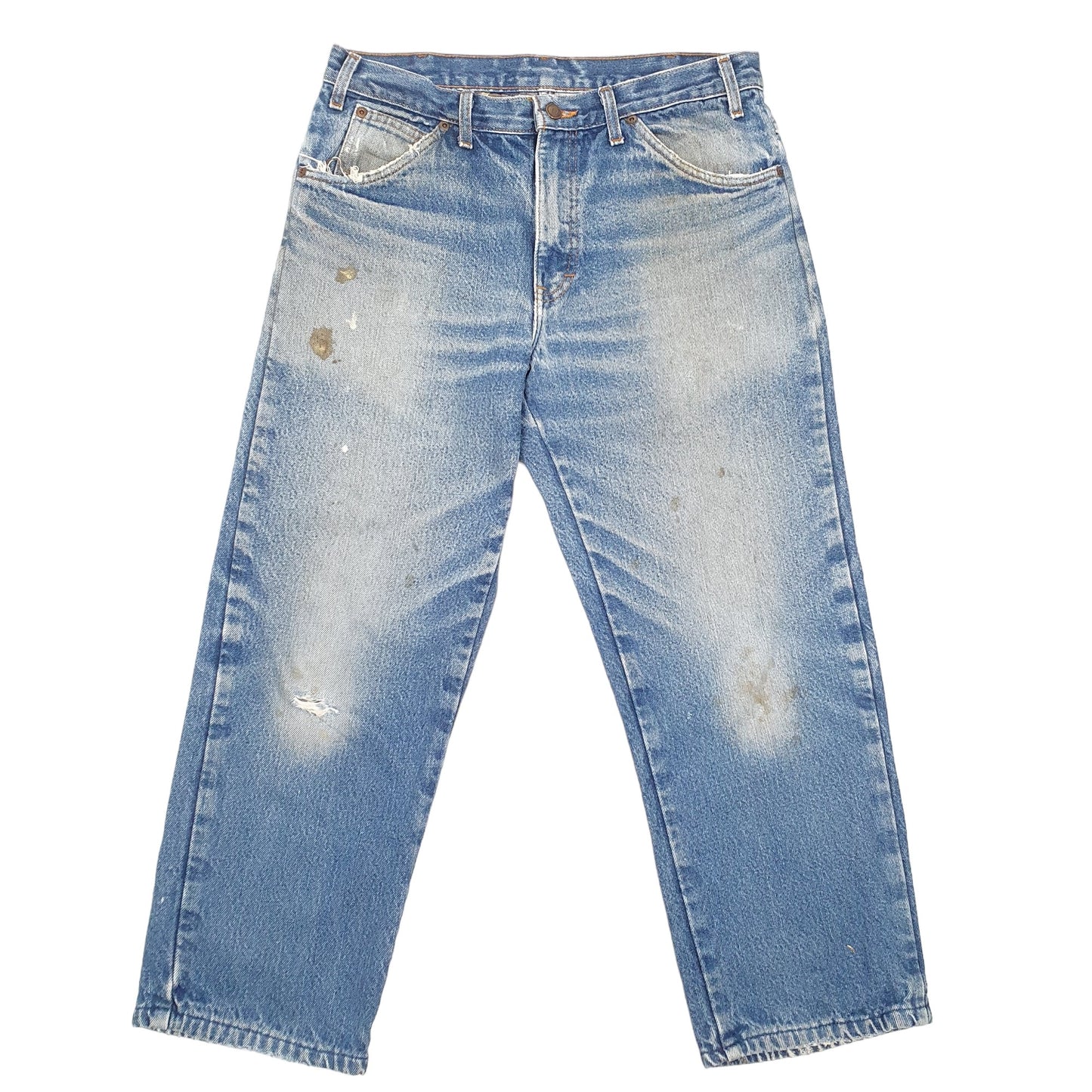 Mens Blue Dickies Insulated Winter Lined Casual JeansW32 L27