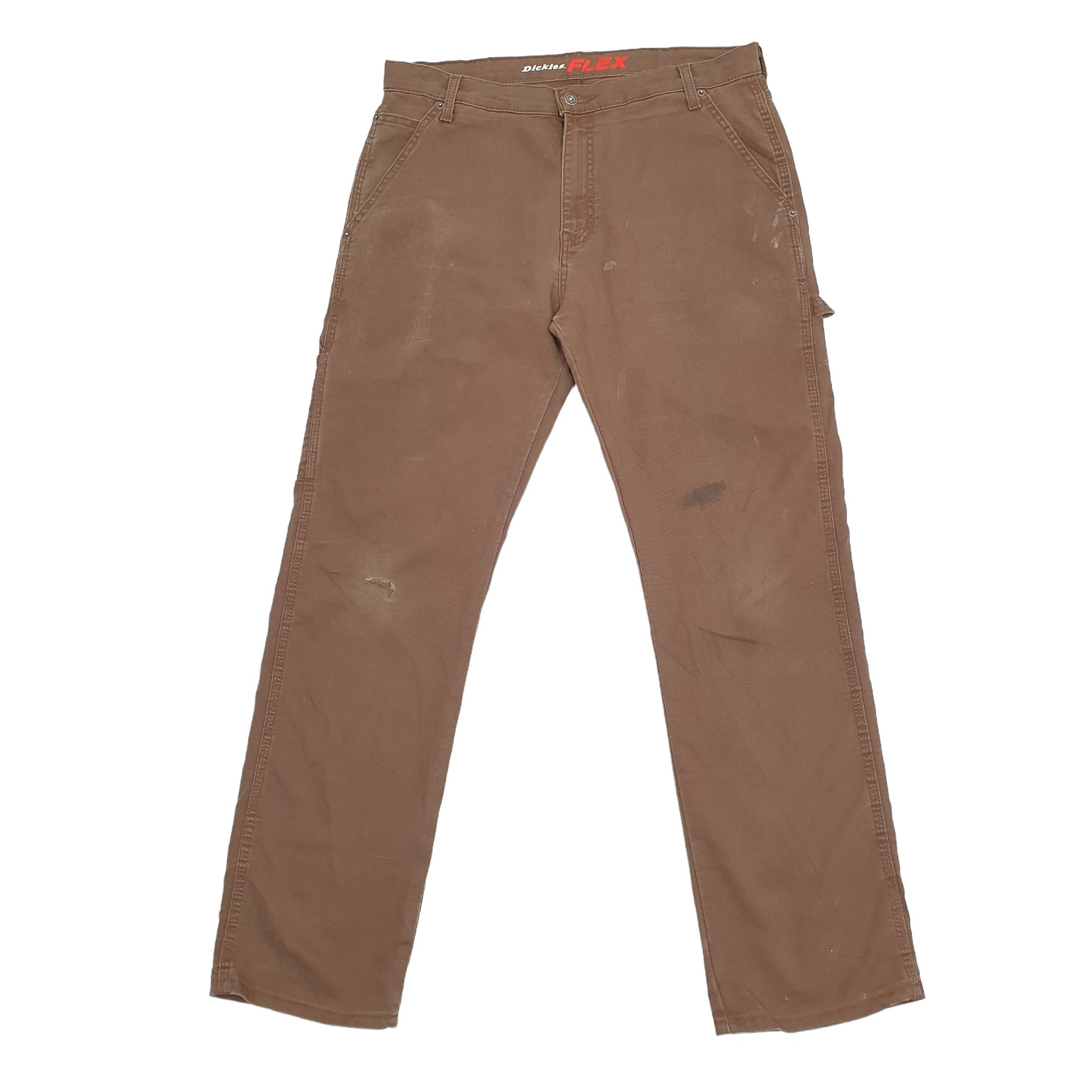 Mens Brown Dickies  Carpenter Trousers