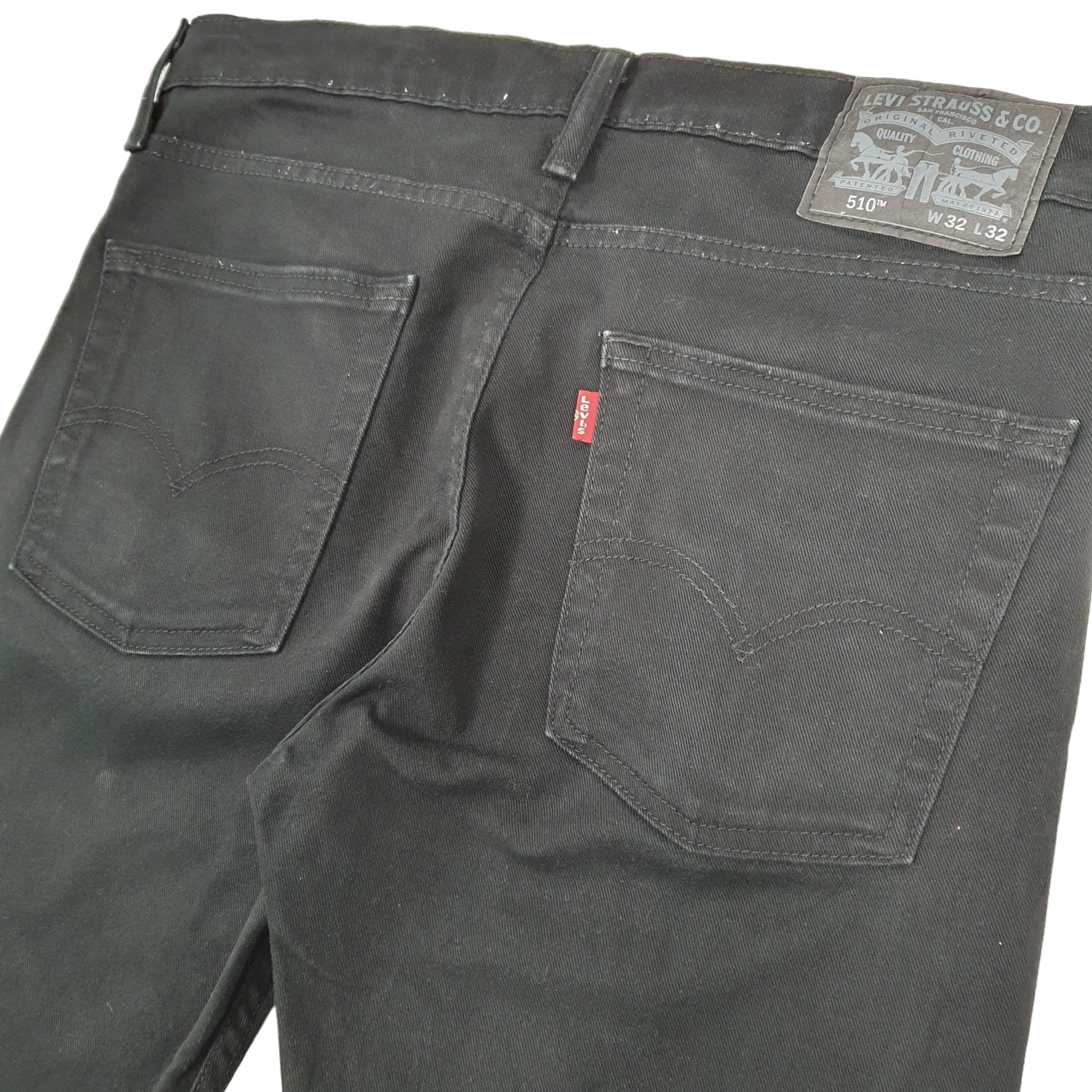 Levis 510 Skinny Fit Jeans W32 L29 Black