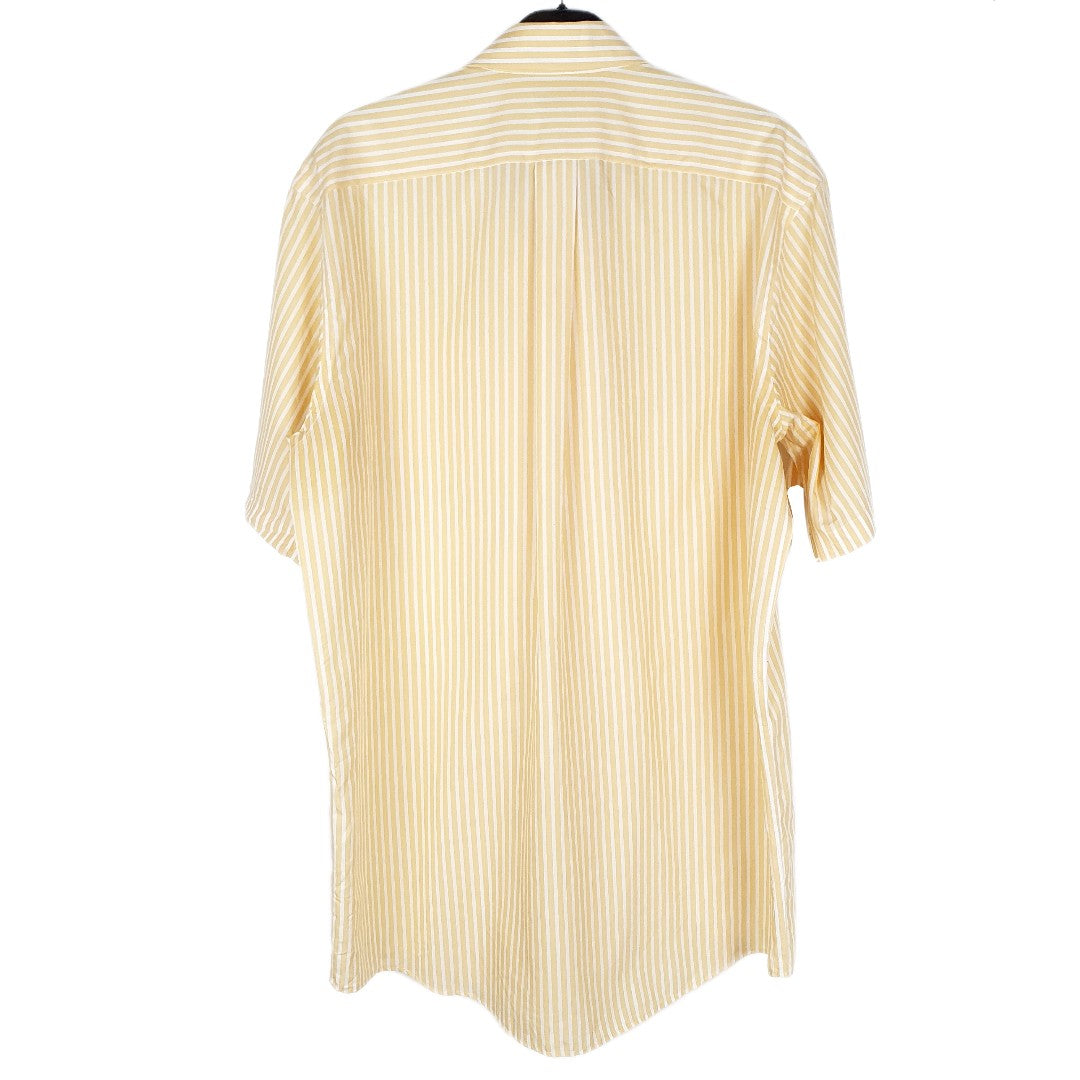 L.L. Bean Short Sleeve Regular Fit Striped Shirt