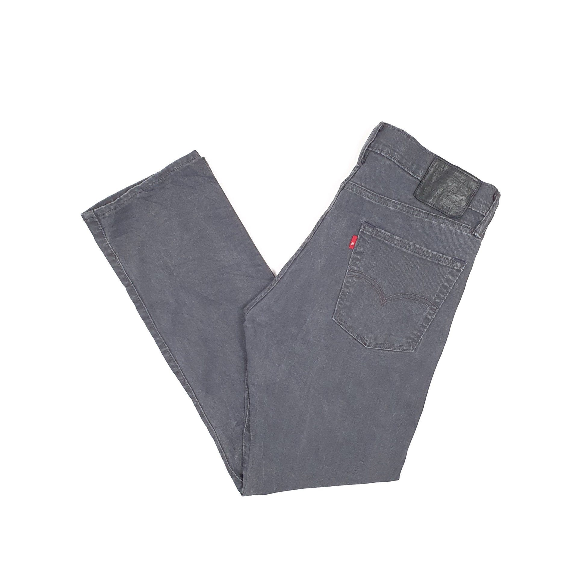 Levis 513 Slim Fit Jeans W33 L29 Grey