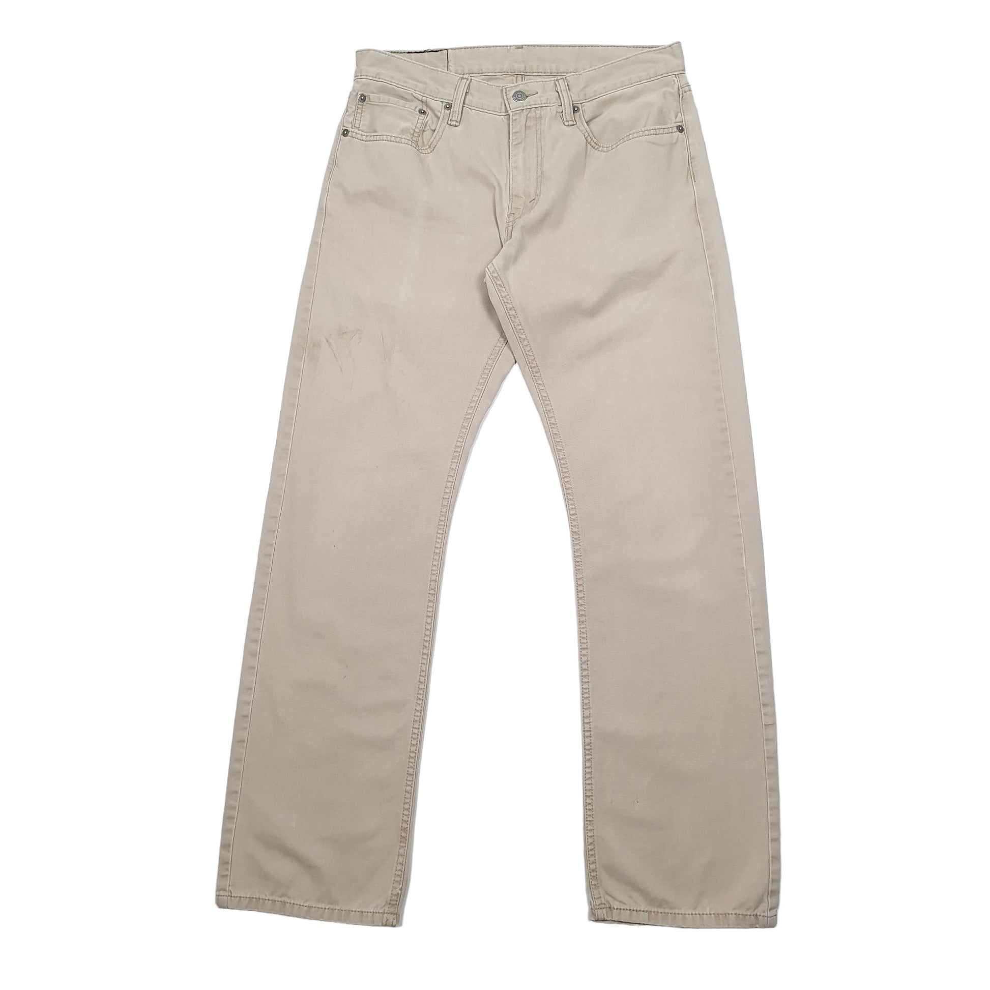 Levis 514 Straight Fit Jeans W32 L32 Beige