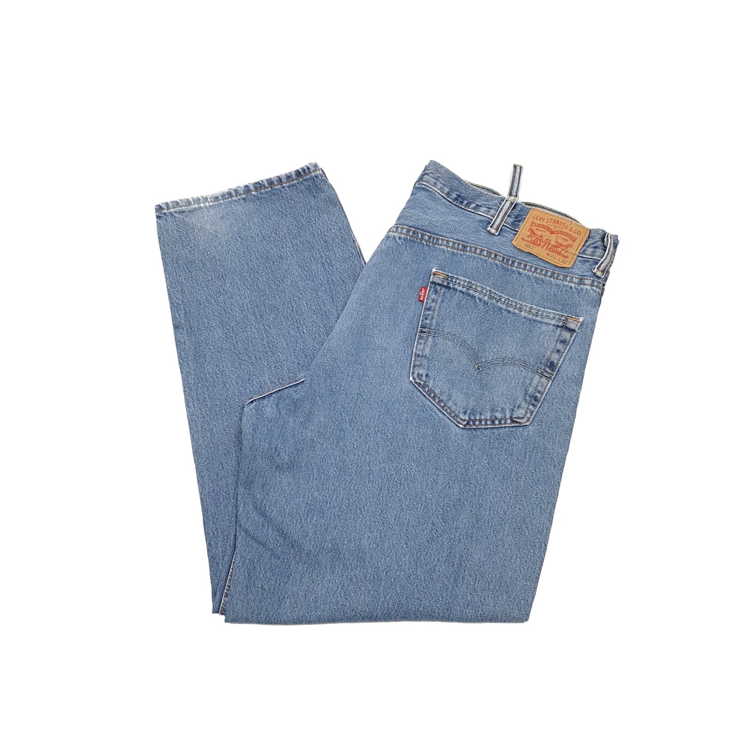 Levis 550 Relaxed Fit Jeans W42 L31 Blue