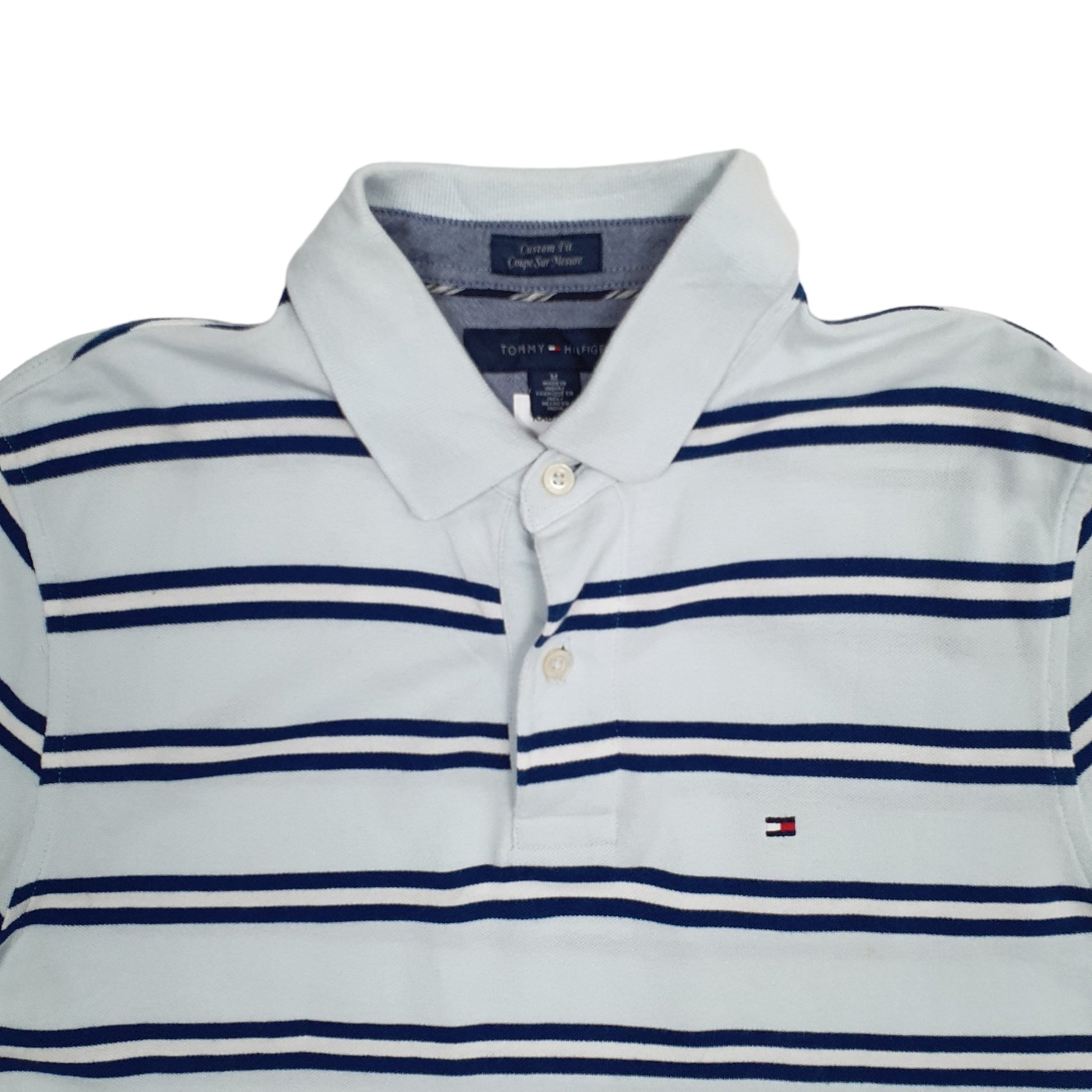 Mens Blue Tommy Hilfiger  Short Sleeve Polo Shirt