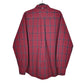 Tommy Hilfiger Long Sleeve Regular Fit Check Shirt Burgundy