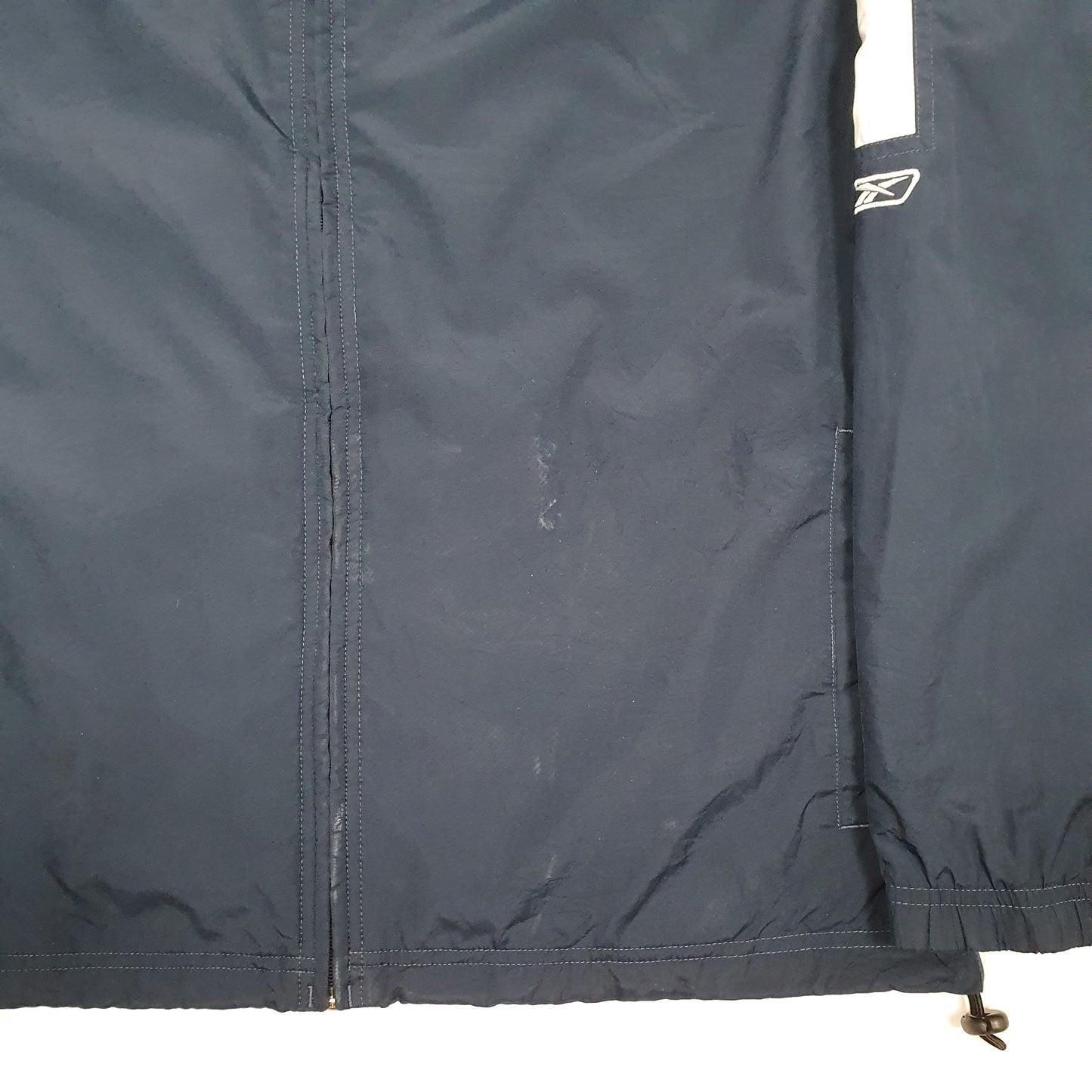 Mens Navy Reebok  Crewneck Coat