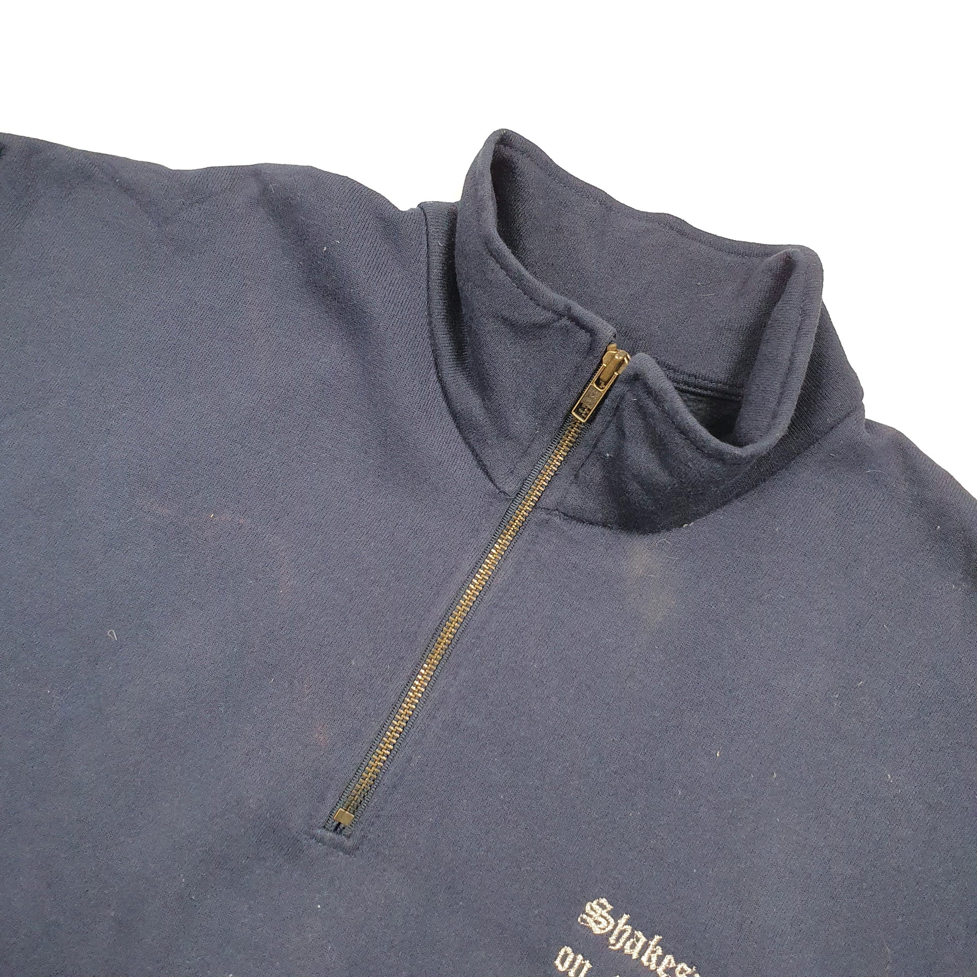 Lee Shakespeare On The Rocks Quarter Zip XXL Navy