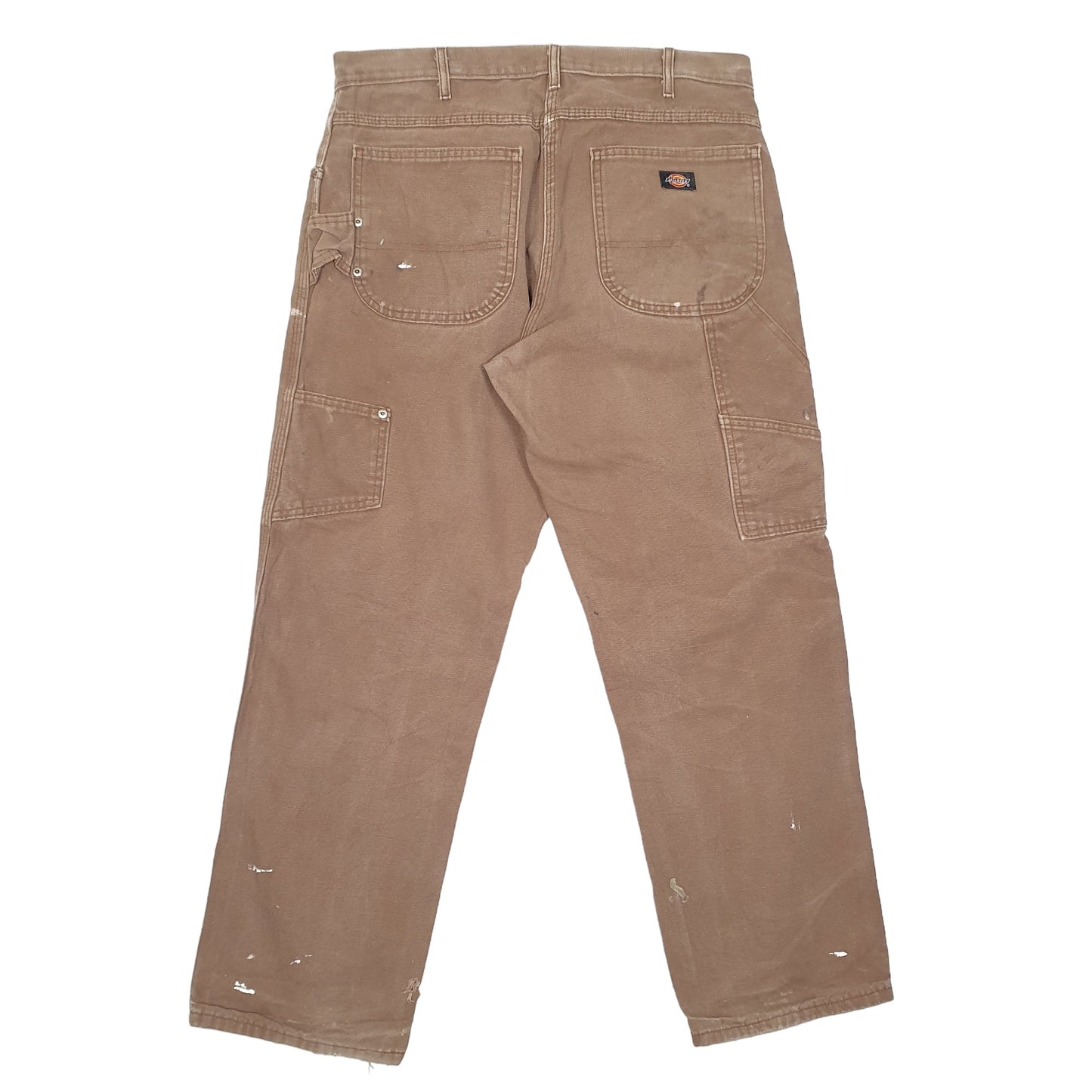 Mens Brown Dickies  Carpenter Trousers