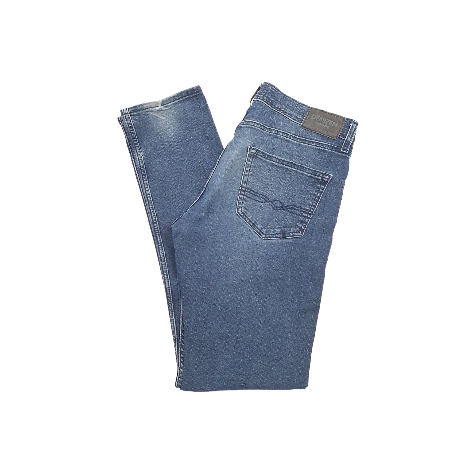 Levis Denizen Regular Fit Tapered Stretch Jeans W29 L31 Blue